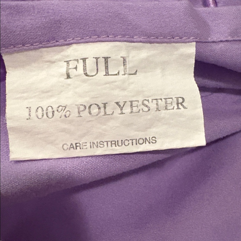 Lavender Full Sized Bed Skirt - Picture 3 of 3